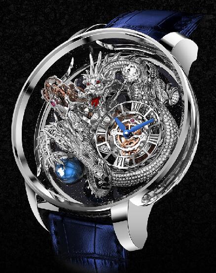 Jacob & Co Astronomia Tourbillon Dragon Pave AT102.30.DR.UA.A Replica watch